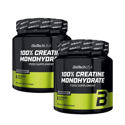 BioTech USA 100% Creatine Monohydrate – Twin Pack (2 × 300 g)