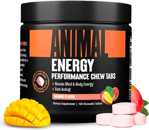 Animal Energy Performance Muscle Building Chews 120 Tabs
