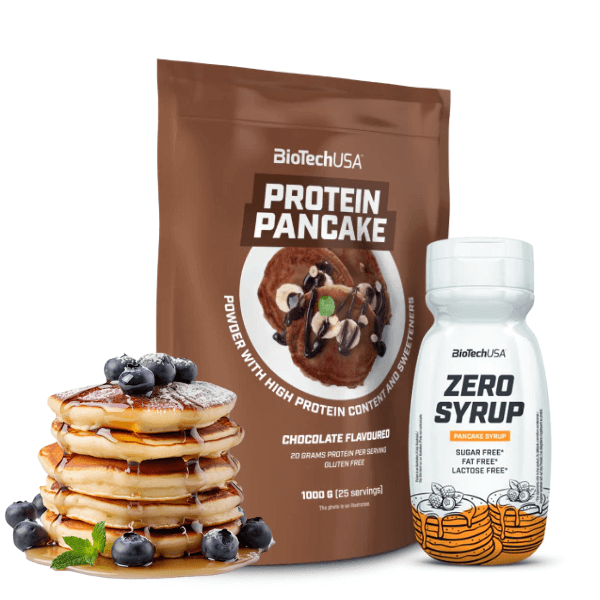 BioTech USA Protein Pancake + Zero Syrup Bundle (1 kg + 320 ml)