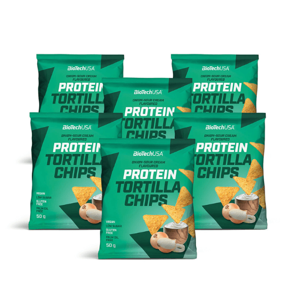 BioTechUSA Protein Tortilla Chips – 6 × 50 g