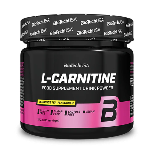 BioTechUSA L-Carnitine Drink Powder Lemon Ice Tea 150g