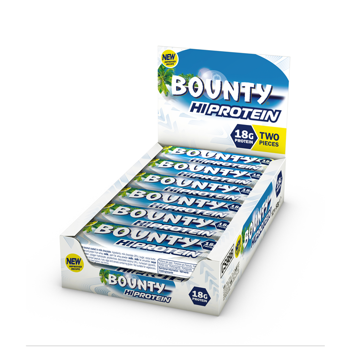Bounty Hi-Protein Bar Coconut 12x52g