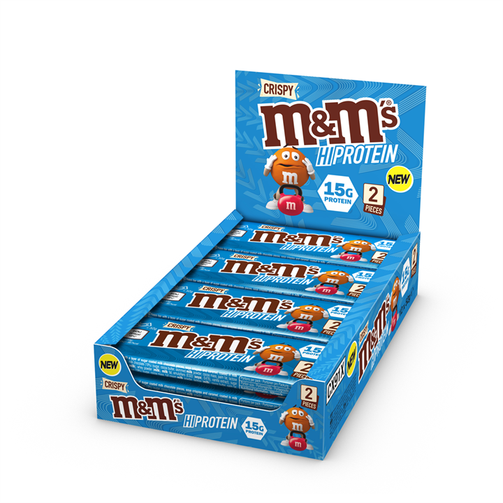 M&M Hi-Protein Bar Crispy 12x52g