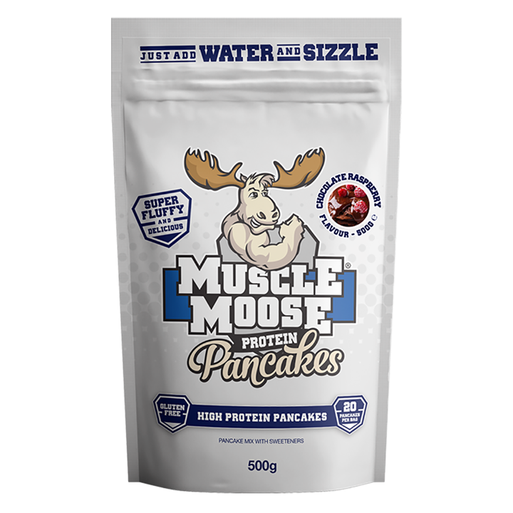 Muscle Moose Protein Pancake Mix 26g Protein Light Fluffy Texture - Golden Syrup Flavour, 500g