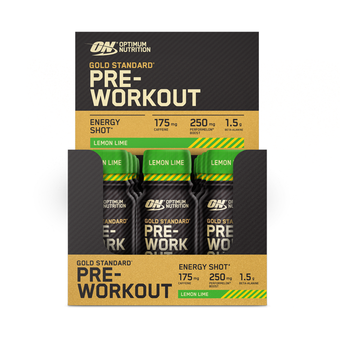 Optimum Nutrition Gold Standard Pre-Workout Energy Shot - 12 x 60 ml