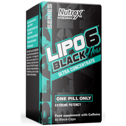 Nutrex, Lipo-6 Black Hers Ultra Concentrate with Caffeine 60 caps